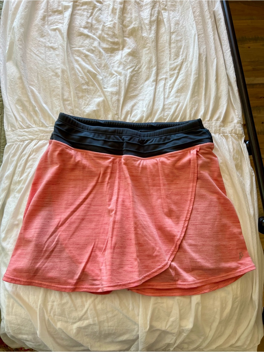 SkirtSports Coral Skater Skirt with Black Waistband